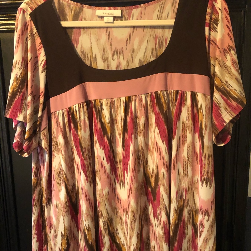 Dress Barn tunic size 2X.